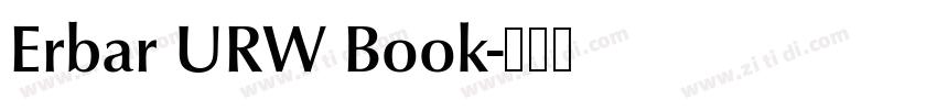 Erbar URW Book字体转换 Erbar URW Book字体转换
